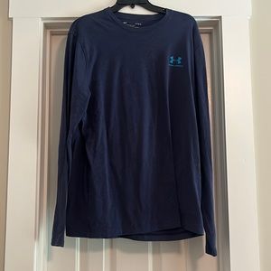 Men’s UnderArmour long sleeve cotton shirt Large